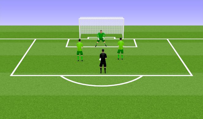 Football/Soccer Session Plan Drill (Colour): Reaction Save 3