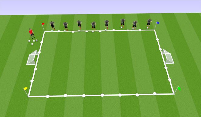 Football/Soccer Session Plan Drill (Colour): W.T.T. Mr. Wolf