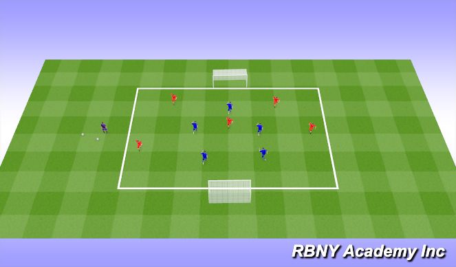 Football/Soccer Session Plan Drill (Colour): Match