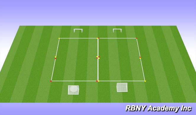 Football/Soccer Session Plan Drill (Colour): Screen 3