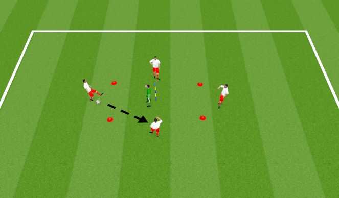 Football/Soccer Session Plan Drill (Colour): Screen 1