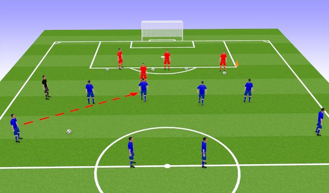 Football/Soccer Session Plan Drill (Colour): Screen 5