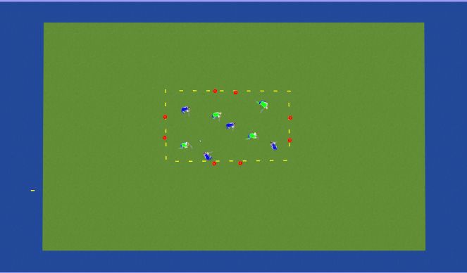 Hockey Session Plan Drill (Colour): Screen 1