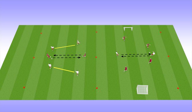 Football/Soccer Session Plan Drill (Colour): Screen 1