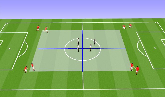 Football/Soccer Session Plan Drill (Colour): Screen 3