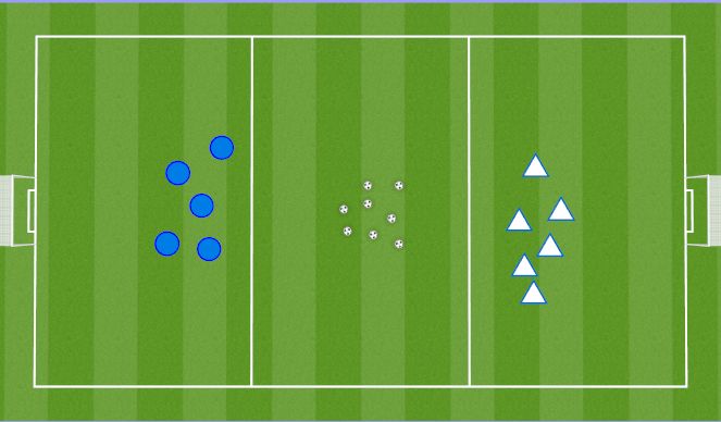 Football/Soccer Session Plan Drill (Colour): Team work