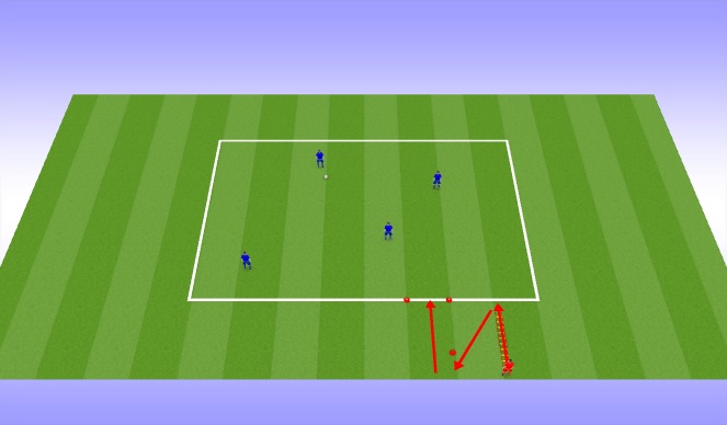 Football/Soccer Session Plan Drill (Colour): Screen 2