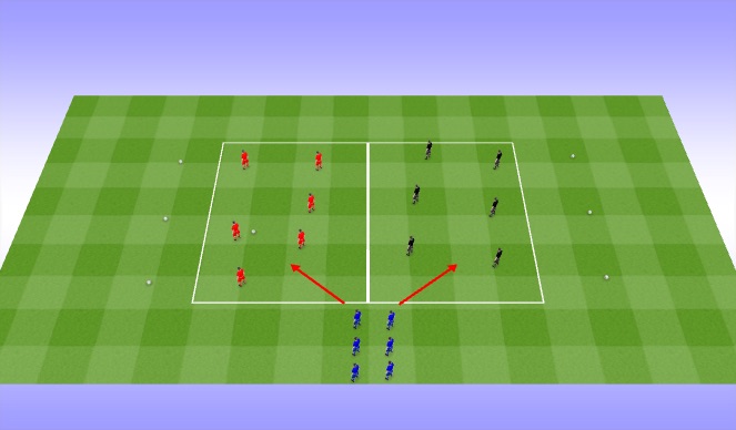 Football/Soccer Session Plan Drill (Colour): Screen 3