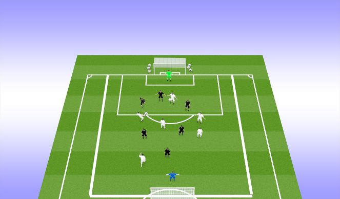 Football/Soccer Session Plan Drill (Colour): Activity #3