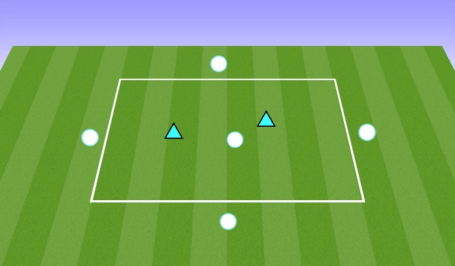 Football/Soccer Session Plan Drill (Colour): Rondo