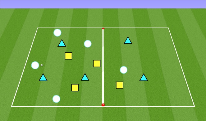 Football/Soccer Session Plan Drill (Colour): Position Play