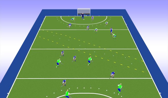 Hockey Session Plan Drill (Colour): Screen 1