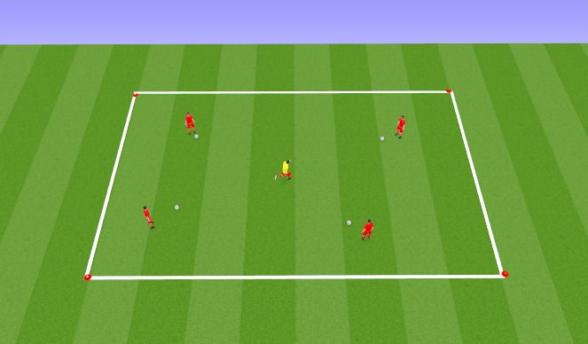 Football/Soccer Session Plan Drill (Colour): Skill Practice