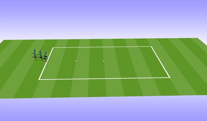 Football/Soccer Session Plan Drill (Colour): warm up