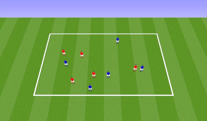 Football/Soccer Session Plan Drill (Colour): Passing Box
