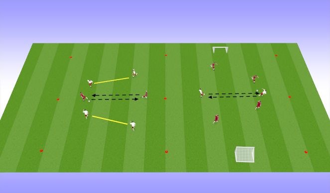 Football/Soccer Session Plan Drill (Colour): Screen 2