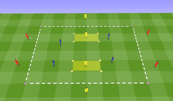 Football/Soccer Session Plan Drill (Colour): Screen 1