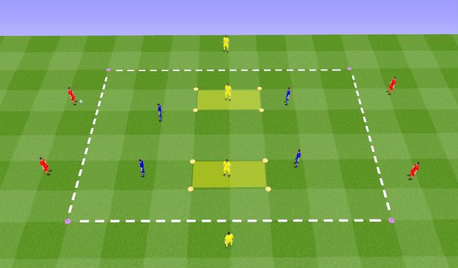 Football/Soccer Session Plan Drill (Colour): Screen 2