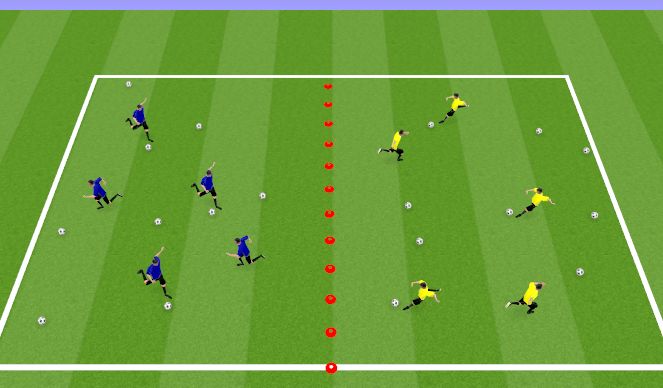 Football/Soccer Session Plan Drill (Colour): Screen 1
