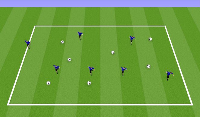 Football/Soccer Session Plan Drill (Colour): Screen 1