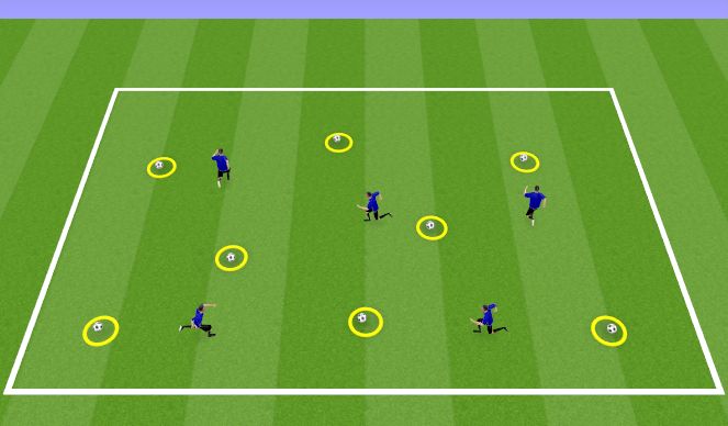 Football/Soccer Session Plan Drill (Colour): Screen 1