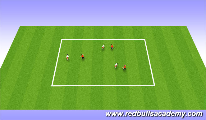 Football/Soccer Session Plan Drill (Colour): Lose your partner