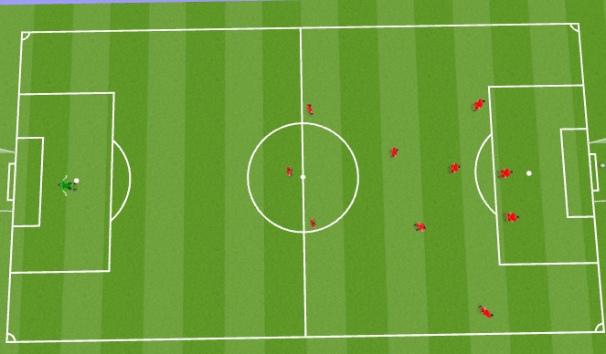 Football/Soccer Session Plan Drill (Colour): Animation 1