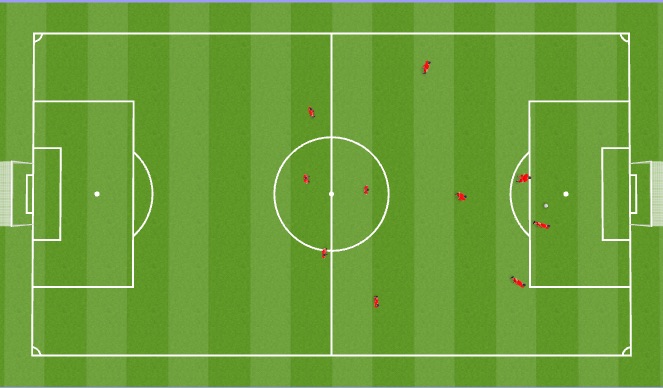 Football/Soccer Session Plan Drill (Colour): Animation 1
