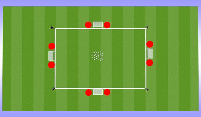 Football/Soccer Session Plan Drill (Colour): Zoo keeper 