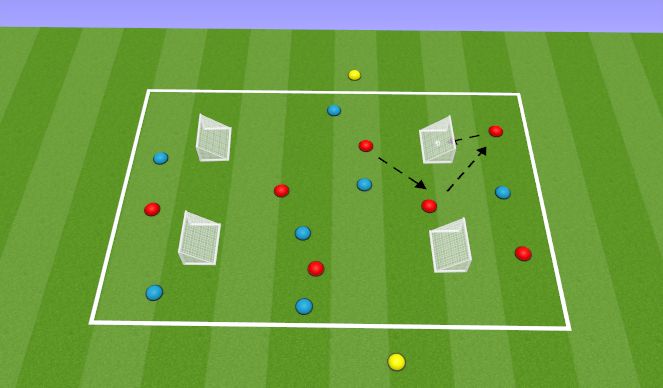 Football/Soccer Session Plan Drill (Colour): Component 1