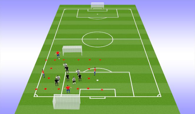 Football/Soccer Session Plan Drill (Colour): Screen 1