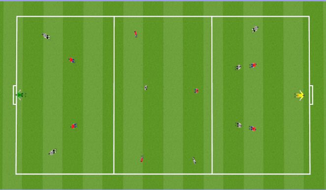 Football/Soccer Session Plan Drill (Colour): Block 3 - Individualised