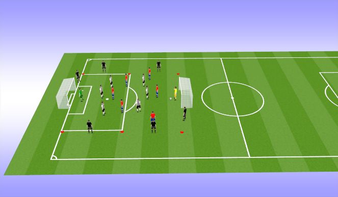 Football/Soccer Session Plan Drill (Colour): Screen 1