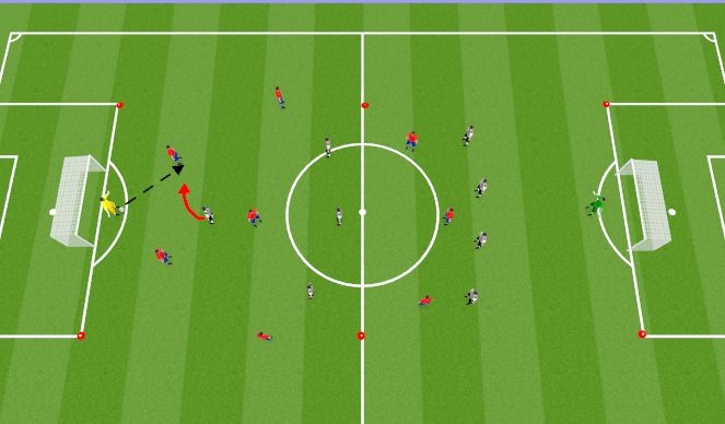 Football/Soccer Session Plan Drill (Colour): Screen 1