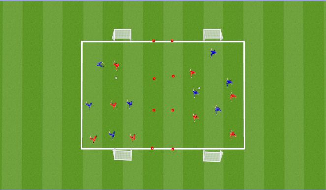 Football/Soccer Session Plan Drill (Colour): Free Play