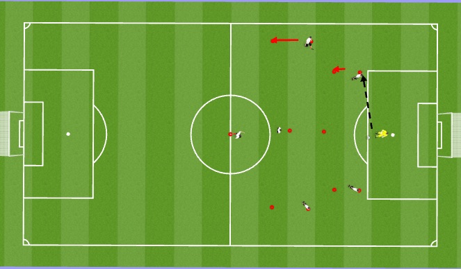 Football/Soccer Session Plan Drill (Colour): Animation 1