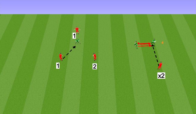Football/Soccer Session Plan Drill (Colour): Screen 1