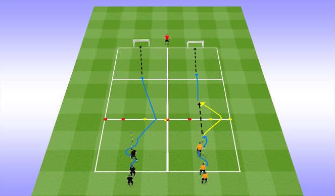 Football/Soccer Session Plan Drill (Colour): Discovery: DRWB