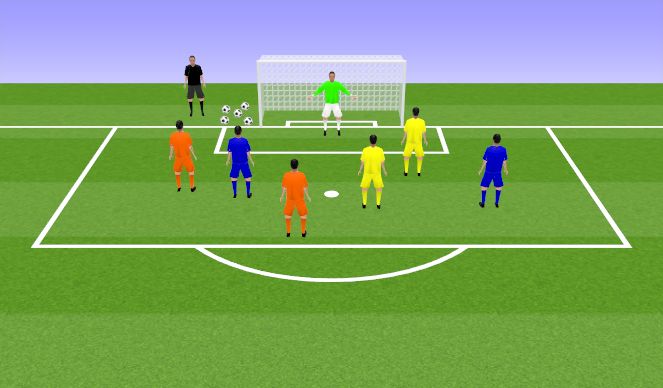 Football/Soccer Session Plan Drill (Colour): World Cup