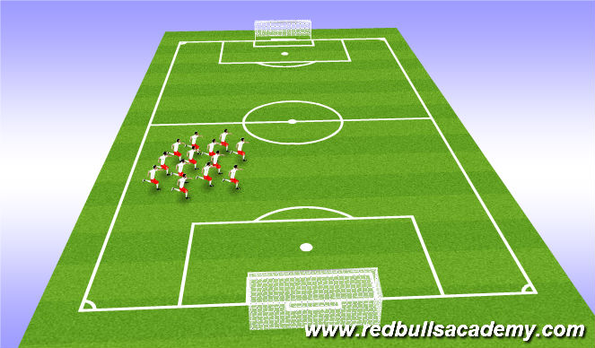 Football/Soccer Session Plan Drill (Colour): Cool Down