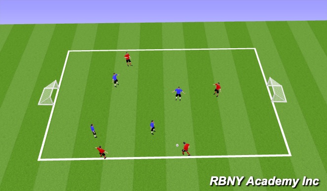 Football/Soccer Session Plan Drill (Colour): Game