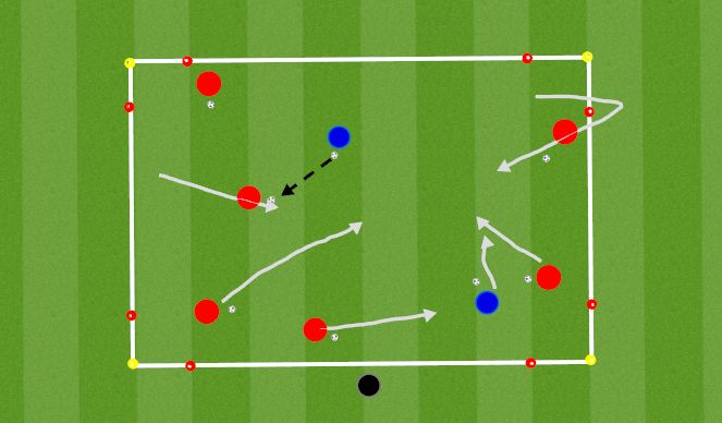 Football/Soccer Session Plan Drill (Colour): PRACTICE (Activity 2): Wreck it Ralph
