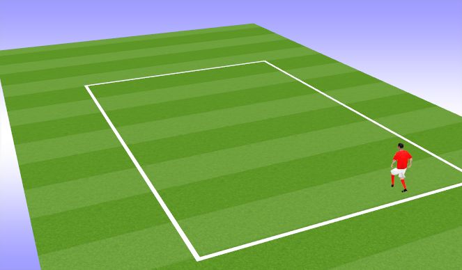 Football/Soccer Session Plan Drill (Colour): Arrival Activity