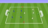 Football/Soccer: 4v4+2 SSG, Academy: Counter/Reactive pressure Moderate