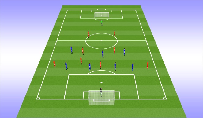 Football/Soccer Session Plan Drill (Colour): Game