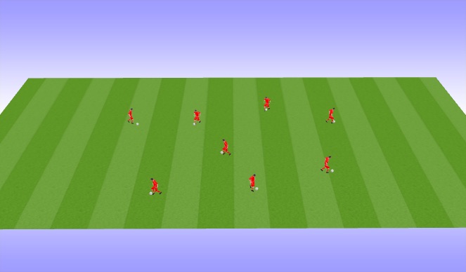 Football/Soccer Session Plan Drill (Colour): Free Style moves