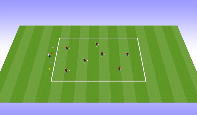 Football/Soccer Session Plan Drill (Colour): Traffic Lights