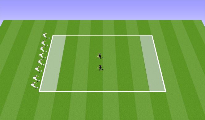 Football/Soccer Session Plan Drill (Colour): Surfers and Crabs