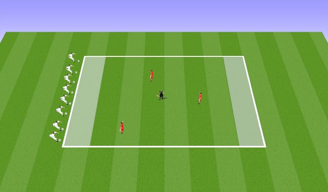 Football/Soccer Session Plan Drill (Colour): Octopus