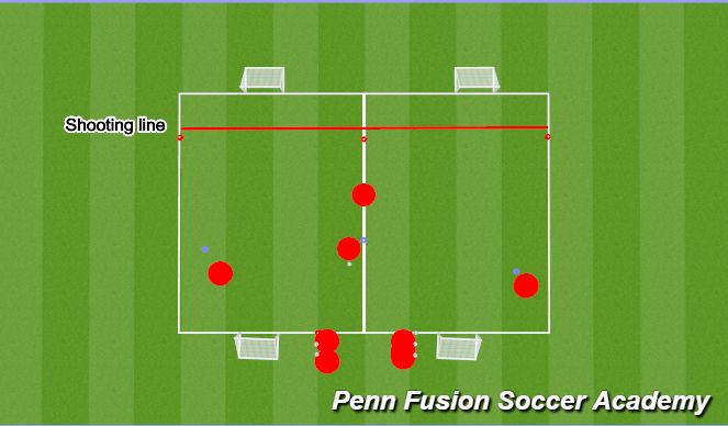 Football/Soccer Session Plan Drill (Colour): Animation 4